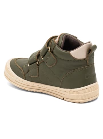 bisgaard Skórzane sneakersy "Dylan" w kolorze zielonym