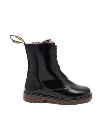 bisgaard Leder-Boots "Nora" in Schwarz
