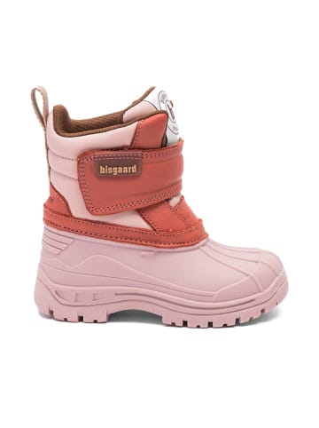 bisgaard Leder-Boots "Pixie" in Rosa/ Rot