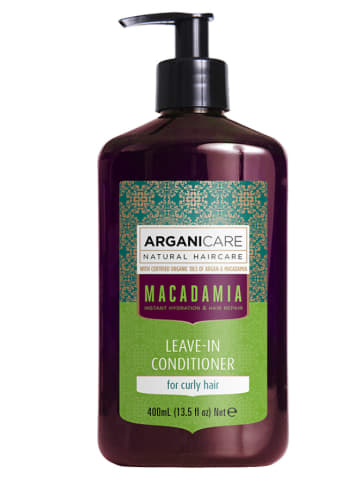 Argani Care Leave-in conditioner "Macadamia Oil" voor krullend haar, 400 ml
