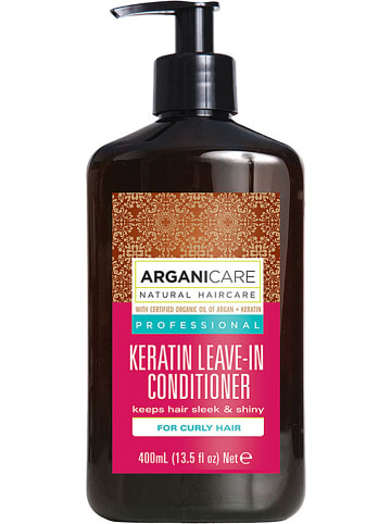 Argani Care Leave-in conditioner "Keratin - voor krullend haar", 400 ml