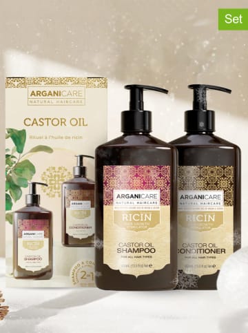 Argani Care 2tlg. Haarpflege-Set "Duo Box - Castor oil"