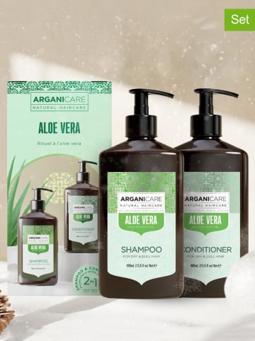 Argani Care 2-delige haarverzorgingsset "Duo Box - Aloe Vera"