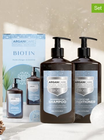 Argani Care 2tlg. Haarpflege-Set "Duo Box - Biotine"