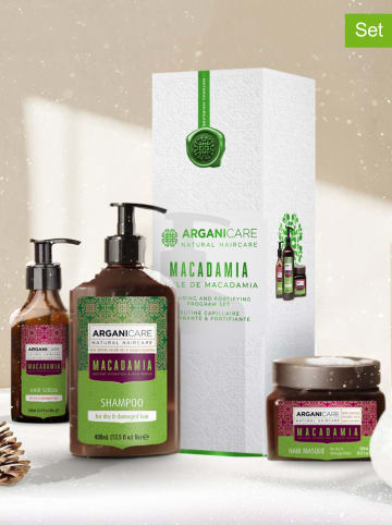 Argani Care 3-delige haarverzorgingsset "Trio Box - Moisturizer - Macadamia Oil"