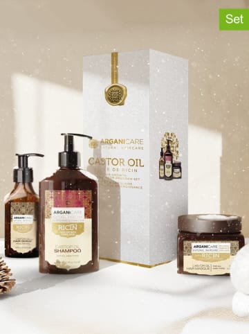 Argani Care 3-delige haarverzorgingsset "Trio Box - Castor oil"