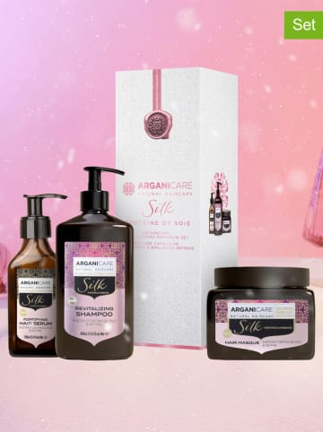 Argani Care 3-delige haarverzorgingsset "Trio Box Shampoo - Silk"