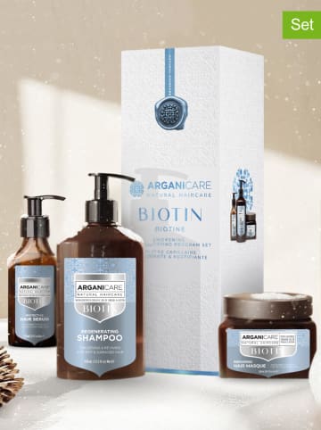 Argani Care 3-delige haarverzorgingsset "Trio Box - Restoring and Fortifying - Biotine"