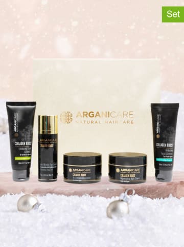 Argani Care 5tlg. Gesichtspflege-Set: "Collagen Boost"