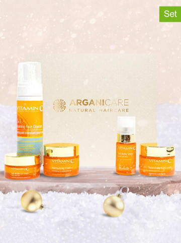 Argani Care 5tlg. Gesichtspflege-Set: "Energize & Anti-Wrinkle Vitamin C"