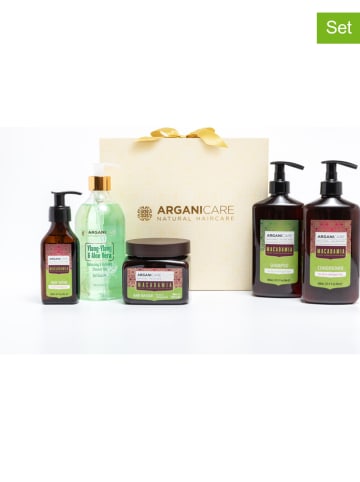 Argani Care 5-delige verzorgingsset "Macadamia Oil - Voor droog haar"