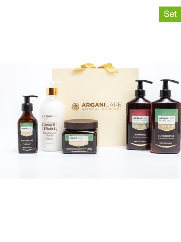 Argani Care 5-delige haar- & lichaamsverzorgingsset: "Coconut - Voor droog haar"
