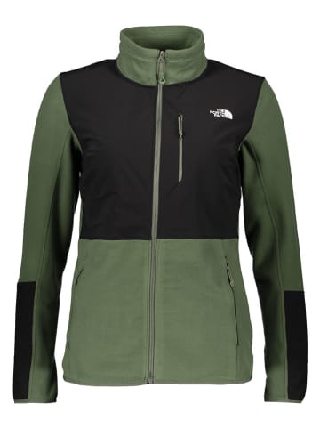 The North Face Fleece jas kaki/zwart