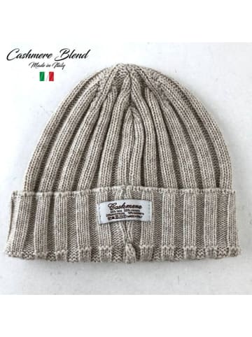 MILANO AMOUR Mütze mit Kaschmiranteil in Beige