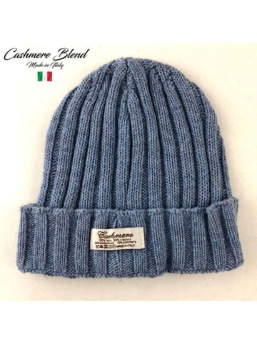 MILANO AMOUR Mütze mit Kaschmiranteil in Blau