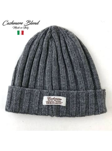 MILANO AMOUR Mütze mit Kaschmiranteil in Grau