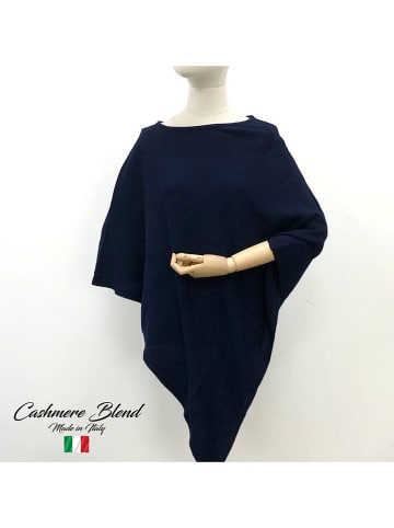 MILANO AMOUR Ponczo w kolorze granatowym