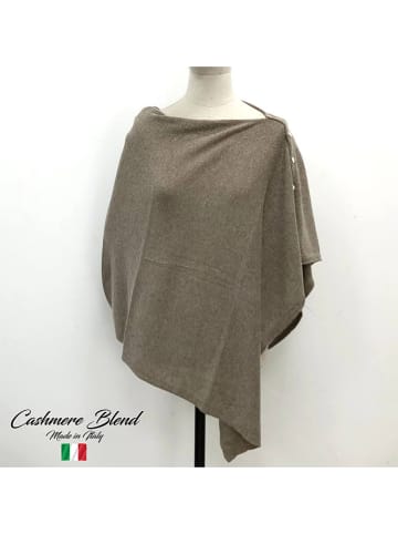 MILANO AMOUR Poncho in Taupe