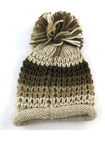 MILANO AMOUR Mütze mit Wollanteil "Bobby" in Taupe