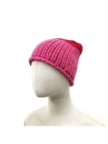 MILANO AMOUR Mütze in Pink/ Rot