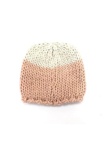 MILANO AMOUR Mütze in Rosa/ Weiß