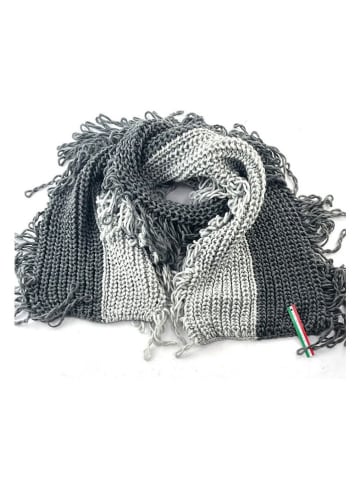 MILANO AMOUR Schal mit Wollanteil in Grau - (L)170 x (B)50 cm