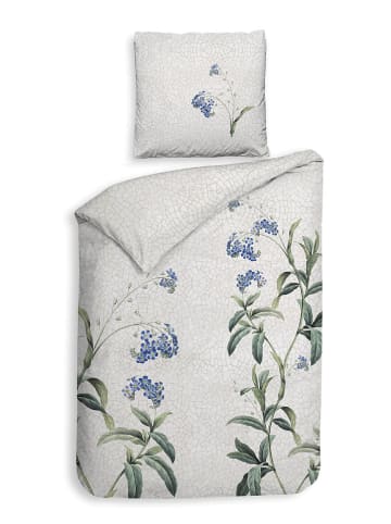 Heckett Lane Mako-satijnen beddengoedset "Lacie" grijs