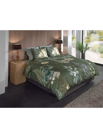 HNL Twill beddengoedset "Nathan" groen