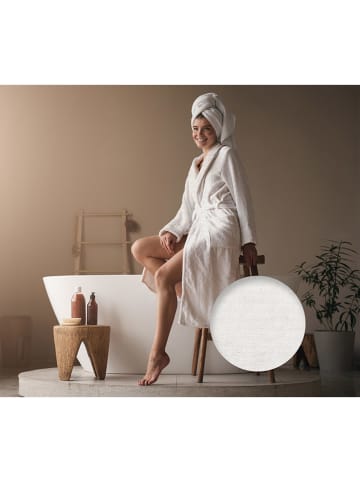 Heckett Lane Szlafrok "Premium" w kolorze białym