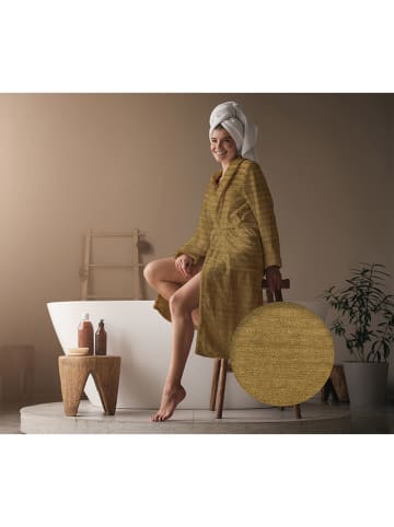 Heckett Lane Badjas "Premium" okergeel