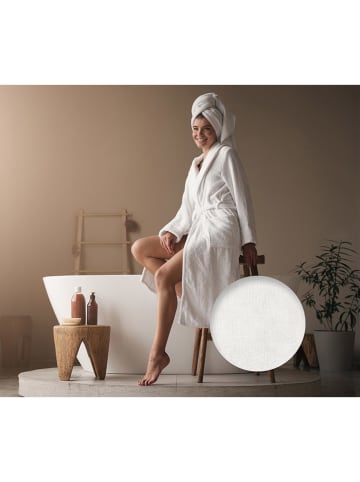 Heckett Lane Szlafrok "Prestige" w kolorze białym