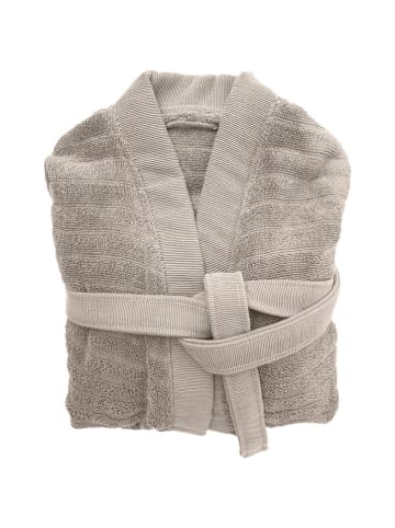 Heckett Lane Szlafrok "Prestige" w kolorze beżowym