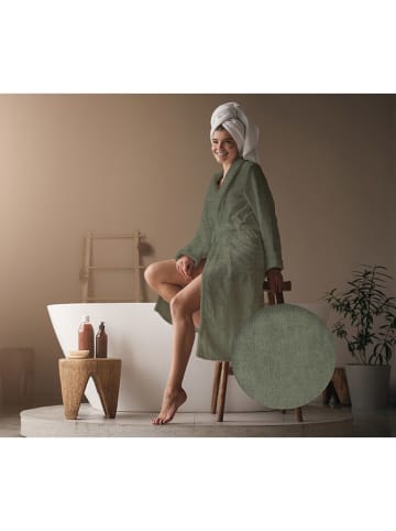 Heckett Lane Szlafrok "Prestige" w kolorze zielonym