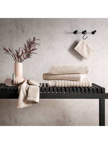 Heckett Lane 6-delige set: washandjes "Prestige" zandkleurig