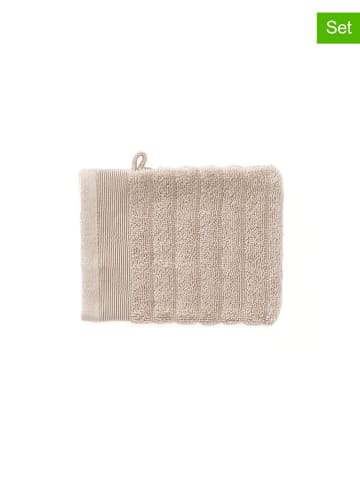 HNL 3-delige set: washandjes "Prestige" beige