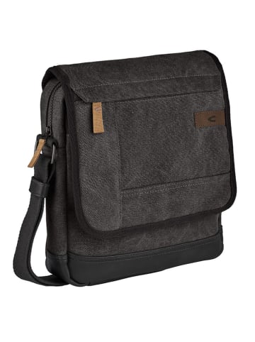 Camel Active Umhängetasche "Air Flap" in Schwarz - (B)30 x (H)26,5 x (T)7 cm