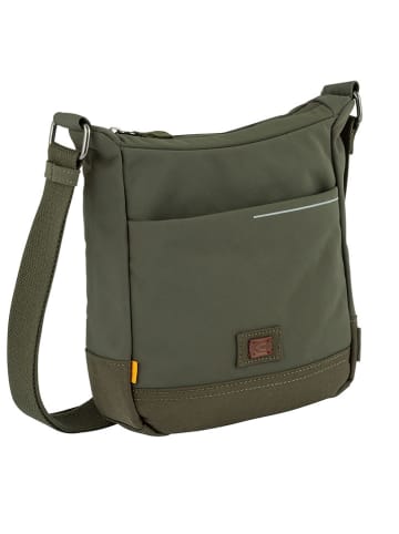 Camel Active Schoudertas "City" donkergroen - (B)22 x (H)25 x (D)8 cm