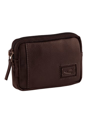 Camel Active Leder-Schlüsseletui "Dust" in Dunkelbraun - (B)12 x (H)8,5 x (T)2,5 cm