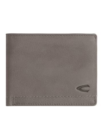 Camel Active Leren portemonnee "Nimbus" grijs - (B)12,5 x (H)9,5 x (D)1,5 cm