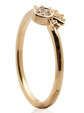 Pandora Vergold. Ring mit Edelsteinen