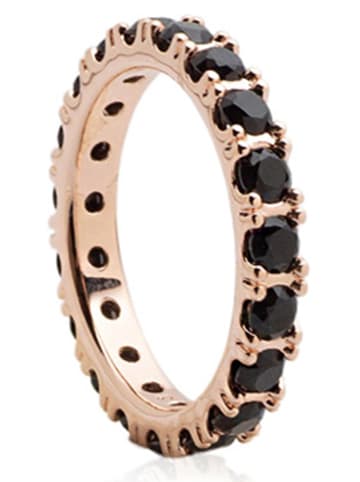 Pandora Rosévergulde ring met kristallen