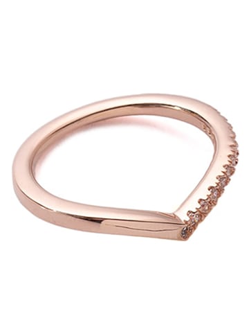 Pandora Rosévergold. Ring mit Zirkonia