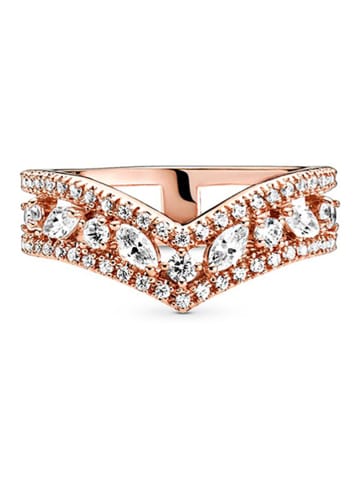 Pandora Rosévergold. Ring mit Zirkonias
