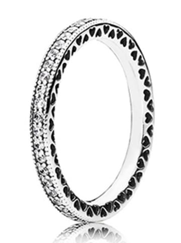 Pandora Zilveren ring met zirkonia