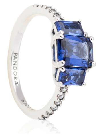 Pandora Silber-Ring mit Kristallen