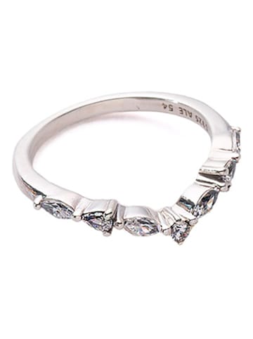 Pandora Silber-Ring mit Edelsteinen