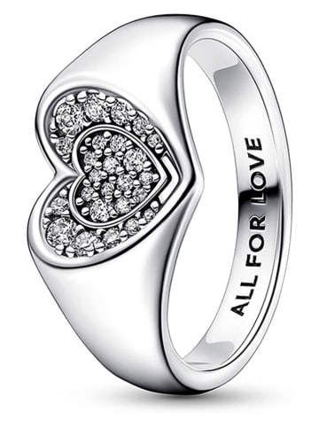 Pandora Silber-Ring mit Edelsteinen