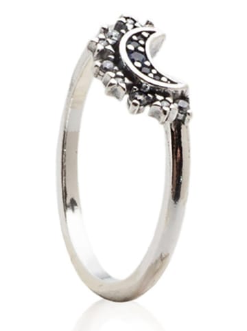 Pandora Silber-Ring mit Kristallen