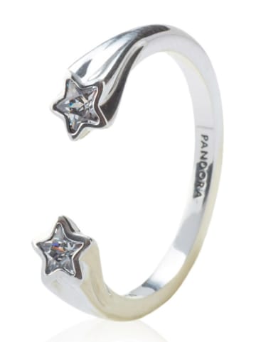 Pandora Silber-Ring mit Edelsteinen