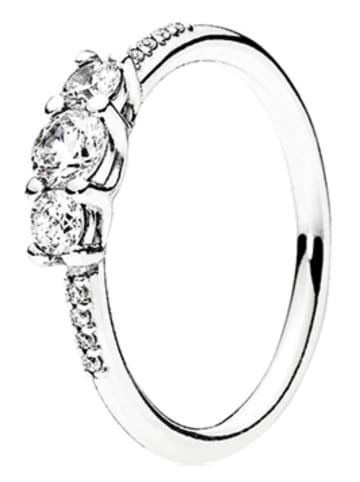 Pandora Silber-Ring mit Zirkonia